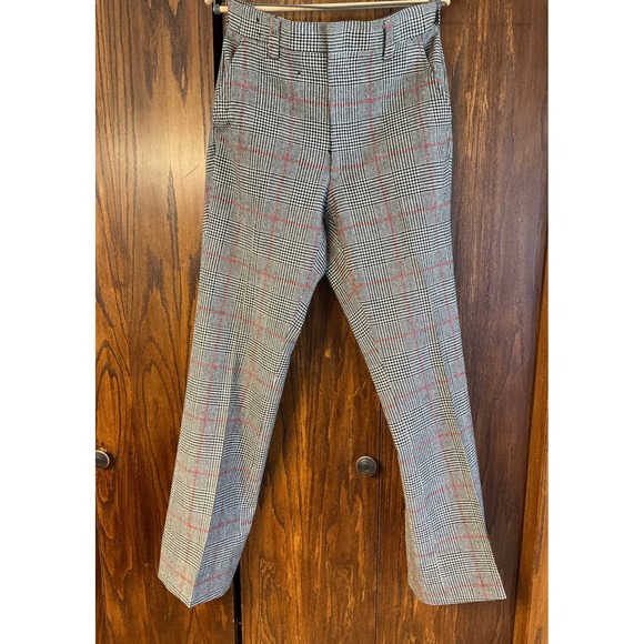 Red and Houndstooth Plaid Wool Suit Set - Picture 10 of 15